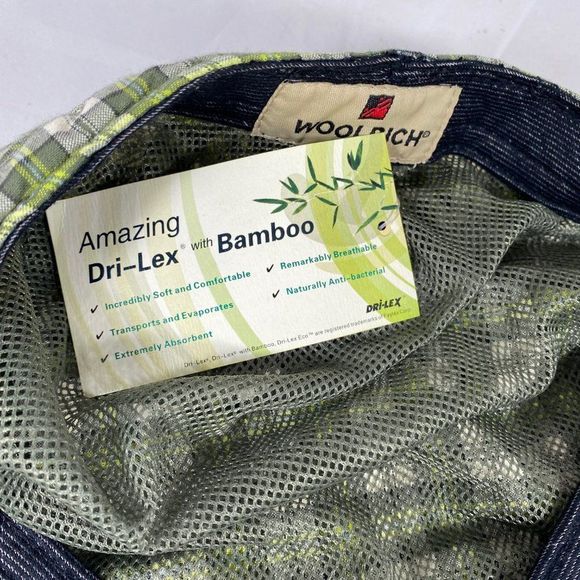 Woolrich Driving cap Flat Hat cotton Plaid NWT - Picture 6 of 8